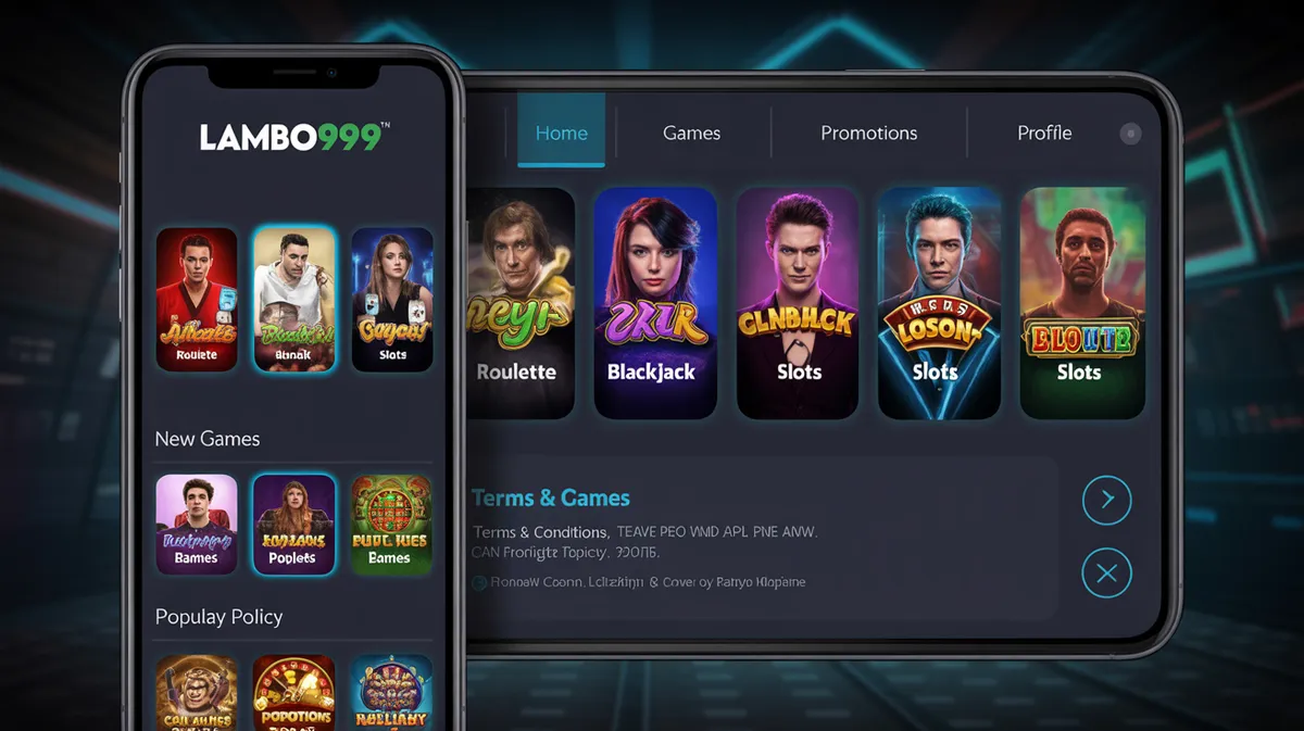 แอปพลิเคชั่น Lambo999 บนมือถือที่ใช้งานง่าย